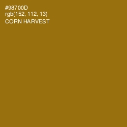 #98700D - Corn Harvest Color Image